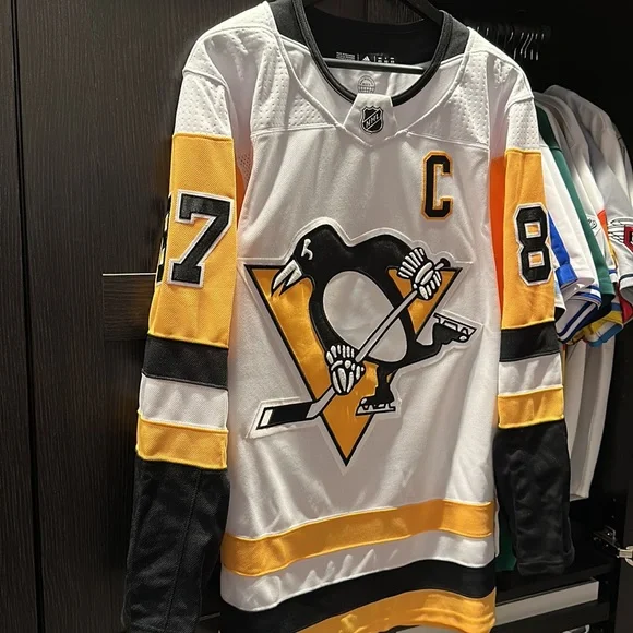 Sidney Crosby Pittsburgh Penguins NHL adidas Captain Primegreen